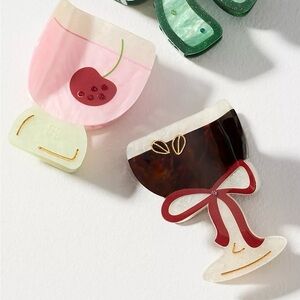 Anthropologie Cocktail Claw Clips